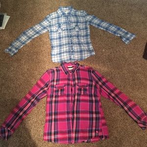 Aero plaid shirts